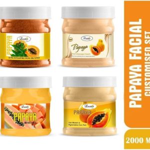 Luster CUSTOMIZED FACIAL KIT (Papaya Ultra Exfoliating ...