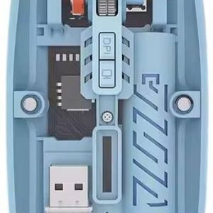VATTU Fully Transparent Mouse Bluetooth-Compatible Wire...