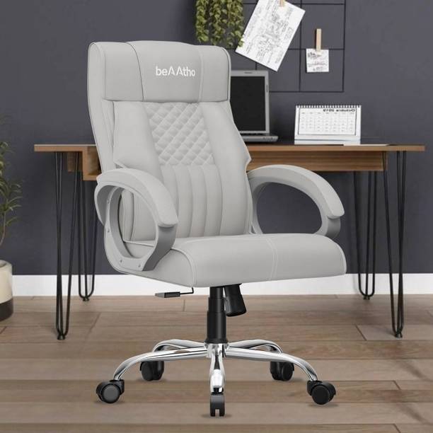 beaatho Oxford High Back Ergonomic Revolving Leatherett...