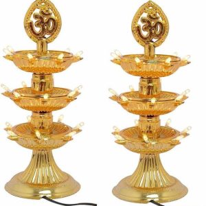 Skd Plastic (Pack of 2) Table Diya