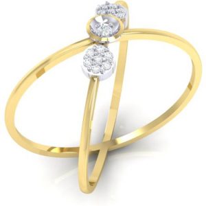 Diamtrendz Jewels R-YG-102 18kt Diamond Yellow Gold rin...