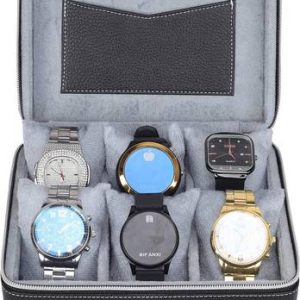 Fadak Watch Box | Watch Holder | Watch Box Organizer with 6 S...
