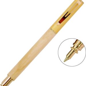 Krink ® Antique R051 Wooden Roller Pen with Golden cap ...