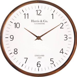 Harris & Co. Clockmasters Analog 33 cm X 33 cm Wall Clo...