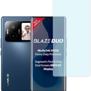 SPRITZEN Screen Guard for Lava Blaze DUO 5G, Matte