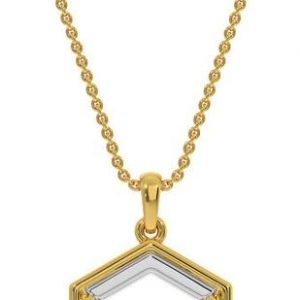 KISNA KISNA 18K Yellow Gold and Diamond Hexor Rakhi Bra...
