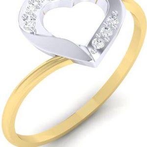Diamtrendz Jewels Valentine 18kt Diamond Yellow Gold ri...
