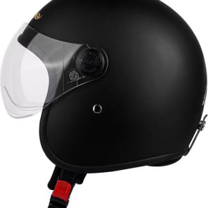 Steelbird SH-54 Retro ISI Certified Open Face Helmet fo...