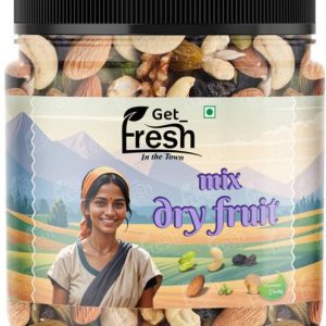 Get Fresh Mixed Dry Fruits Pack | Healthy Snack in (Jar...