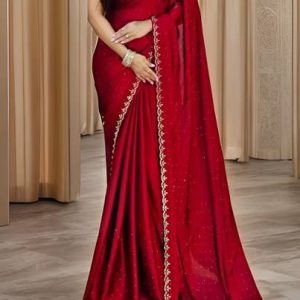 suldi Embellished Bollywood Georgette Saree