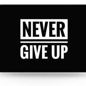 SMULY MOUSEPAD NEVER GIVE UP Mousepad