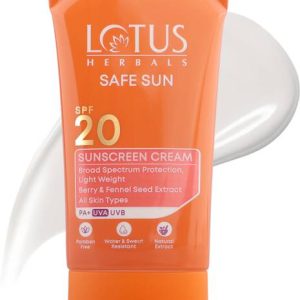LOTUS HERBALS Sunscreen - SPF 25 PA+ Safe Sun Sunscreen...