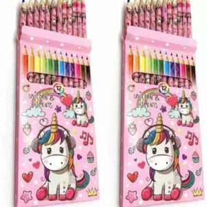 Rockjon Cute Color Pencils Set for Kids. 24 Pc Pencil