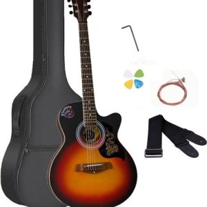 Pleasure CUT39SBY Acoustic Guitar Rosewood, Tonewood Ro...