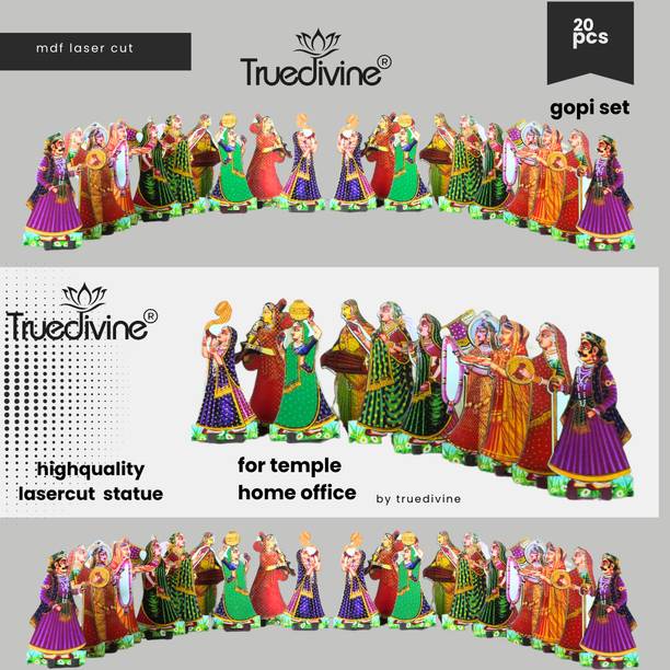 Truedivine Gopi 20 Set for Puja Room Decoration (4 Inch...