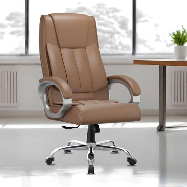 Adiko Leatherette Ergonomic High- Back Chair-Cushioned ...
