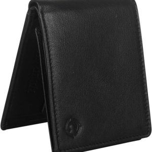 NauraHide Men Trendy, Formal, Travel Black Genuine Leather RFID ...