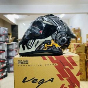 VEGA BOLT superhero Motorsports Helmet
