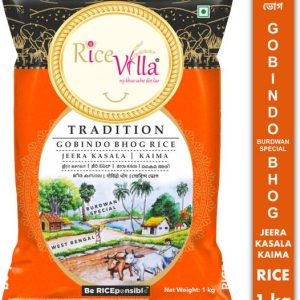 Rice Villa Tradition Gobindobhog Rice (Full Grain, Raw)