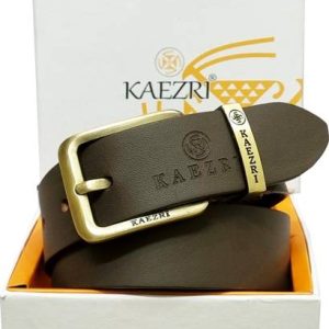 KAEZRI Men Evening, Party, Formal, Casual Brown Genuine Leathe...