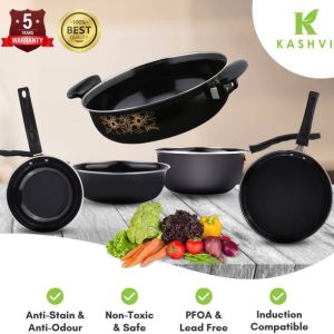 Kashvi Kashvi kadai/karahi, tawa ,Sauce pan, Fry - Fryi...