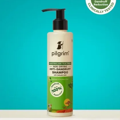 Pilgrim Australian Tea Tree Hair Shampoo for Dandruff|Itchy Scalp|Men and Women (200 ml)