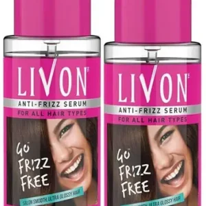 LIVON Hair Serum For Smooth, Frizz free & Glossy Hair  (200 ml)