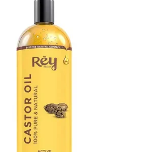Rey Naturals Cold-Pressed 100% Pure Castor Oil Hair Oil  (200 ml)