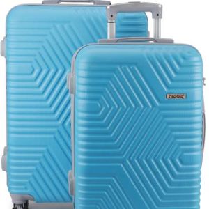 Kandel London Soft Body Set of 2 Luggage 8 Wheels - Polycarbonate set...