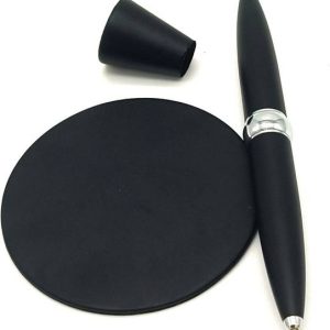 Maskey Modern Gift Set of Matt Black Pen, Revolving Hol...