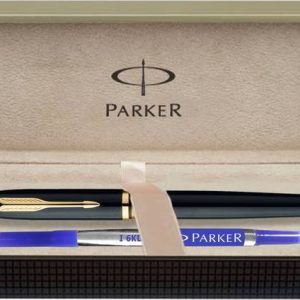 Parker Odyssey Laque Black Gold Trim Roller Ball Pen