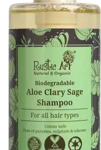 RUSTIC ART Aloe Clary Sage Shampoo 210gm (New)
