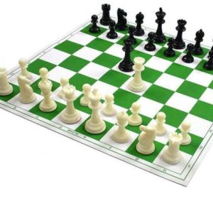 3D Galaxy 17'' x 17'' Tournament Chess Vinyl Foldable C...