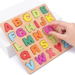 ZRIYOS Wooden Educational Creative learning A To Z Engl...