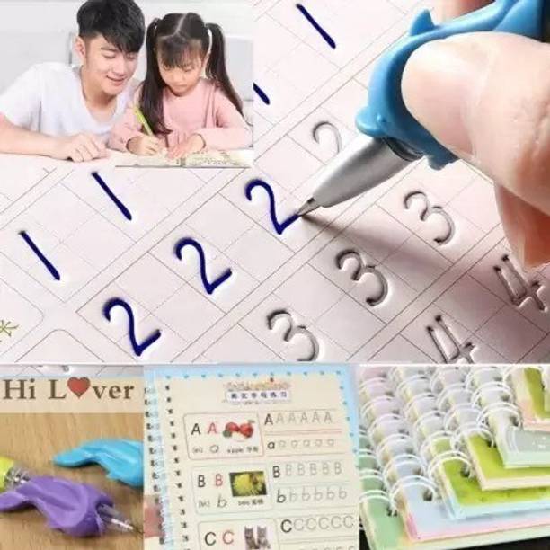 VMV FUZON Magic Practice Copy Book Children Tracing Boo...