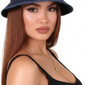ZACHARIAS Women's Denim Fishermen Bucket Hat