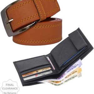 SunShopping Men Formal, Casual, Travel, Trendy Tan, Black Artificia...