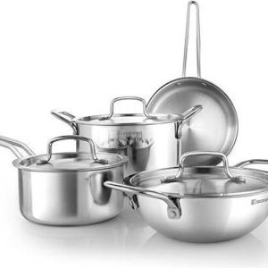 BERGNER Tripro Triply Stainless Steel 7 PCS Induction B...