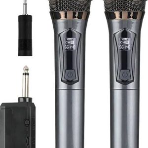 WRADER Professional Dual UHF Wireless Mic for Speech St...