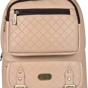 Pramadda Pure Luxury Medium 24 L Laptop Backpack Stylish Tourister Leather B...