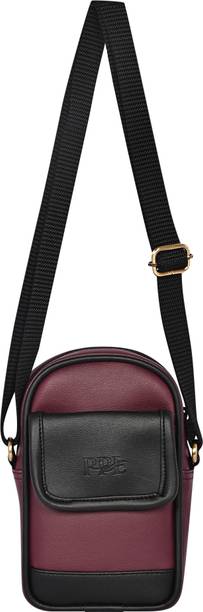 Pramadda Pure Luxury Purple Men Sling Bag Stylish Leather Sling Bag for Men ...