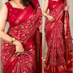 SAKHA DESIGNER Printed Bollywood Art Silk Saree