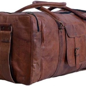 RSN 20 L Hand Duffel Bag - Leather Bag Vintage Handmade 22 ...