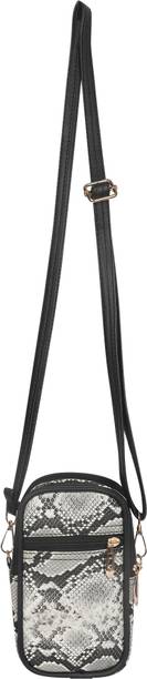 Pramadda Pure Luxury Black Women Sling Bag Glamorous Mobile Leather Sling Ba...