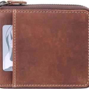 ree cope Men Formal, Trendy Tan Genuine Leather RFID Wallet