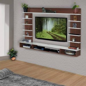 PICKWOOD Stark Set Top Box Stand/TV Cabinet with Shelve...