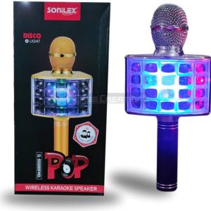 CASE CREATION Bluetooth Portable disco DJ light mic for...