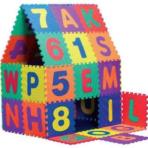 EGM Kids Puzzle 36 Tiles Educational Interlocking alpha...