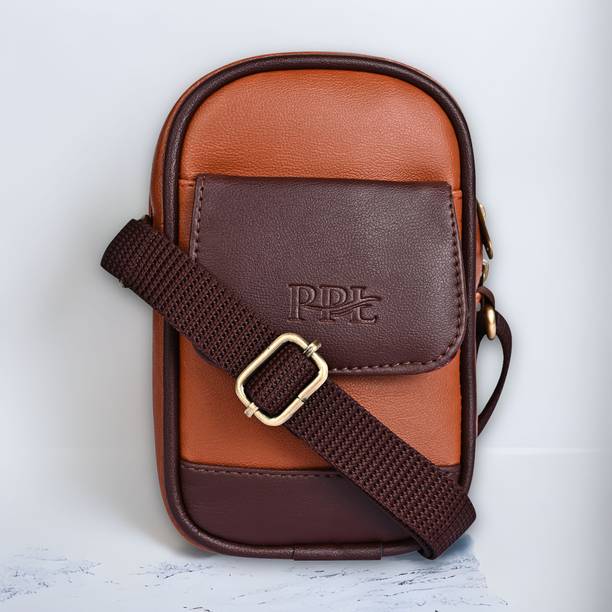 Pramadda Pure Luxury Tan Women Sling Bag Tokyo Travel Leather Sling Bag For ...