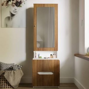 NEUDOT Swirl Engineered Wood Dressing Table